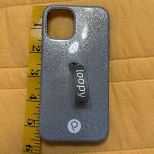 Platinum sparkle Loopy case